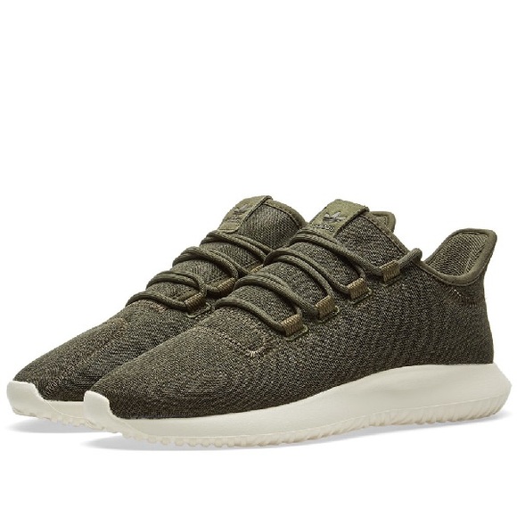 Olive Green Adidas Tubular Sneakers - Picture 1 of 6